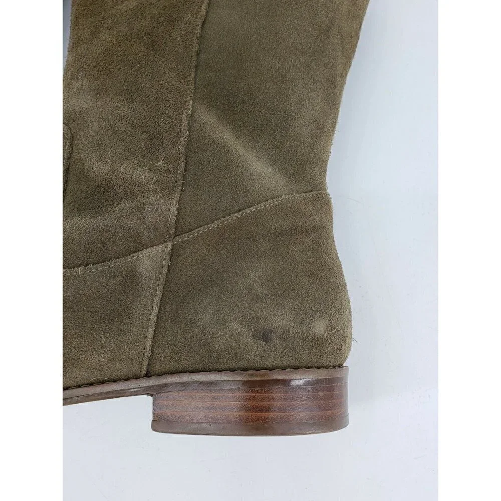 Jack Rogers Kaitlin Green Suede Boot Size 8.5